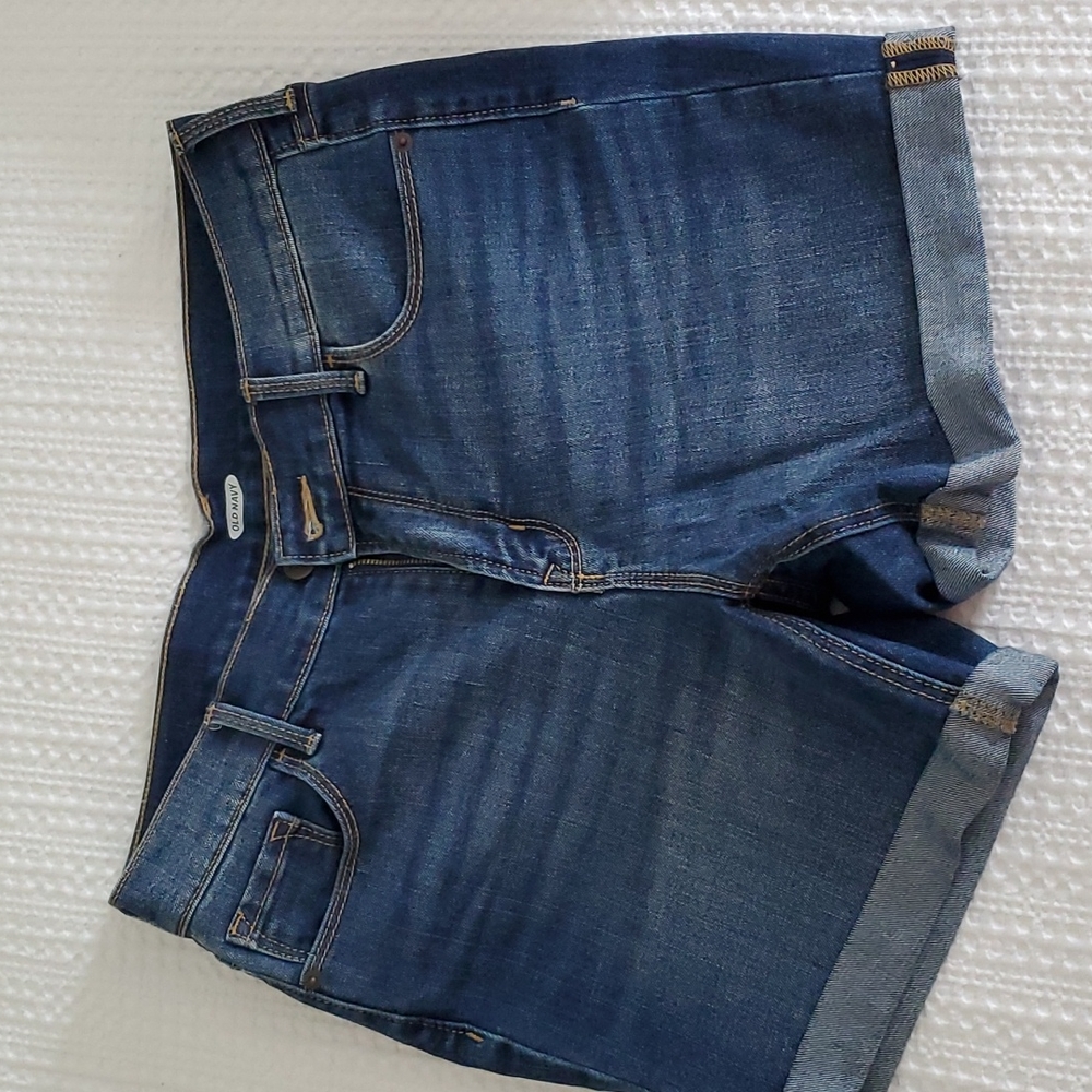 Old Navy Denim Rolled Cut Off Shorts